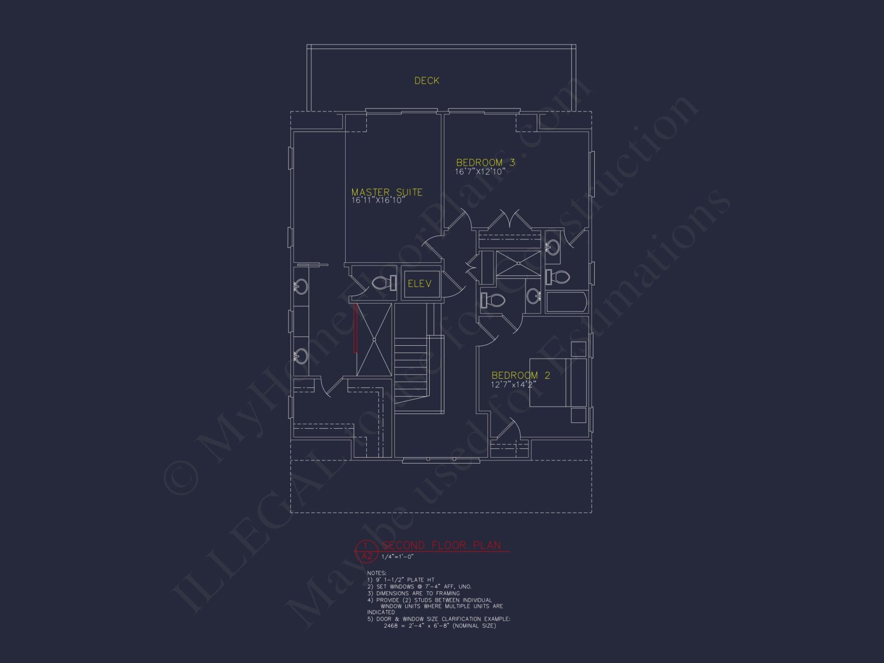Modern Beach house CAD Plan with Coastal Architecture Options