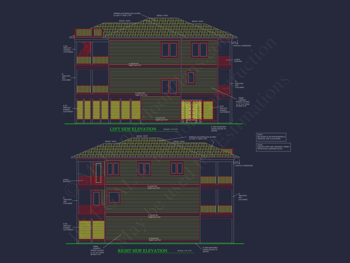 Modern Beach house Design Blueprint