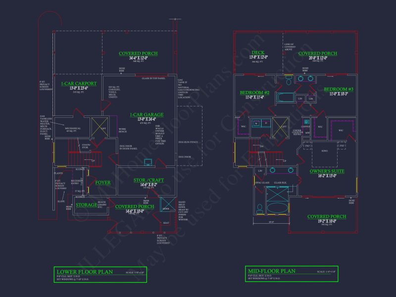 Modern Beach house Design Blueprint