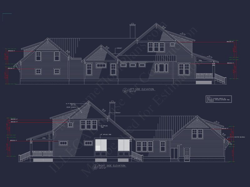 Modern Beach house Design with Spacious Floor Plans and CAD