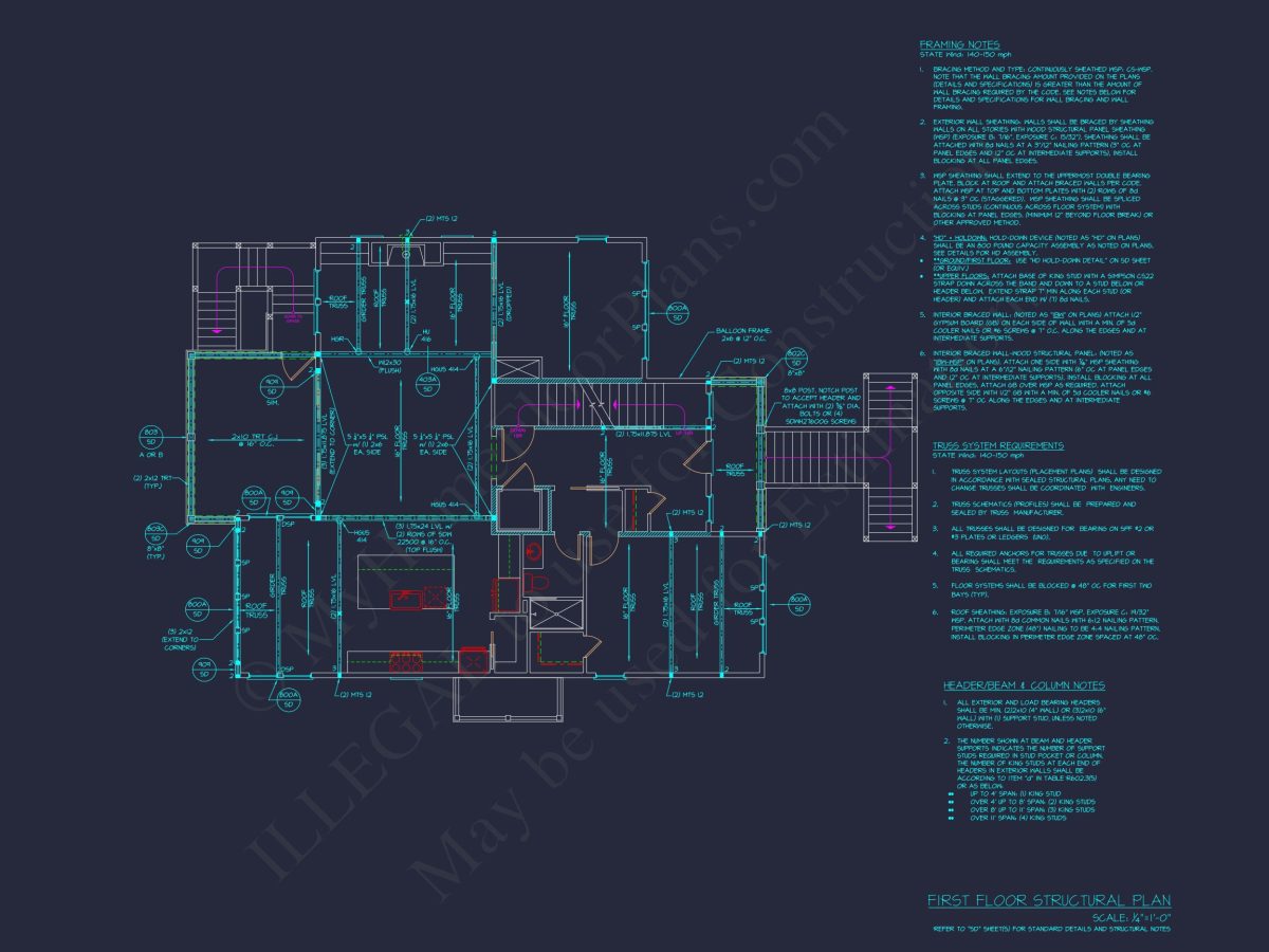 Modern Beach house Floor Plan with CAD Architecture Designs