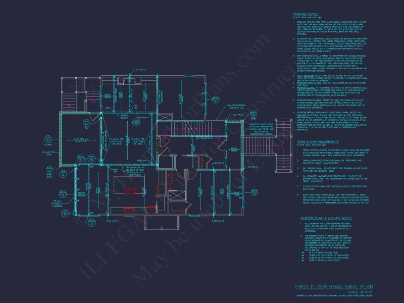 Modern Beach house Floor Plan with CAD Architecture Designs