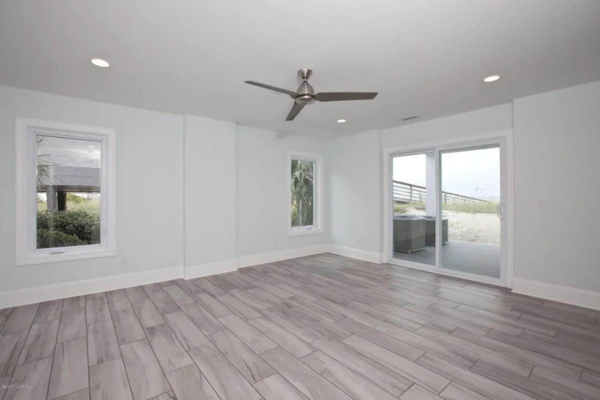 Modern Beach house Floor Plan with CAD Blueprint Designs