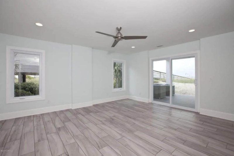 Modern Beach house Floor Plan with CAD Blueprint Designs