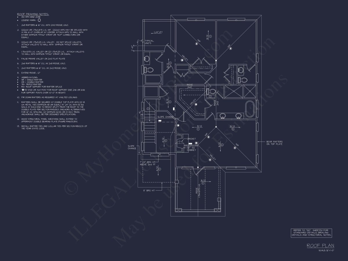 Modern Beach house Floor Plan with CAD Designs & Features