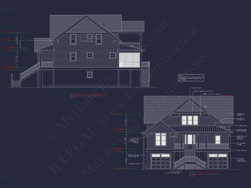 Modern Beach house Plan with 3-Story Design and Elevator