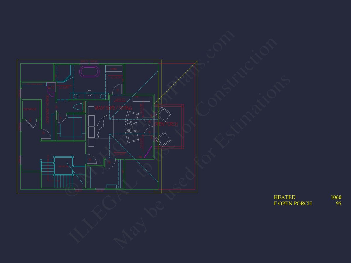 Modern Beach house Plan with 4 Floors, CAD Blueprint & Designs