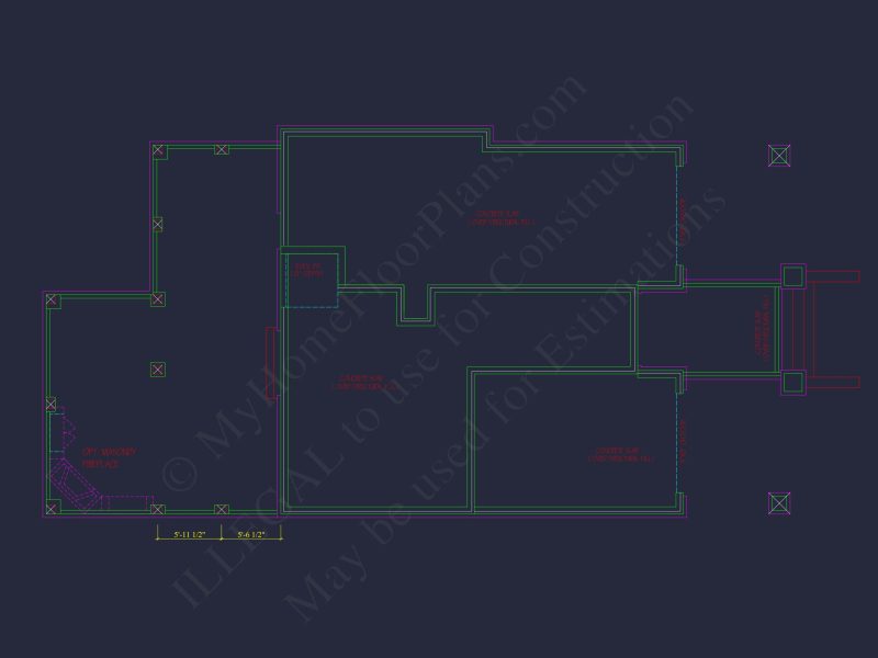 Modern Beach house Plan with 4 Floors, CAD Blueprint & Designs
