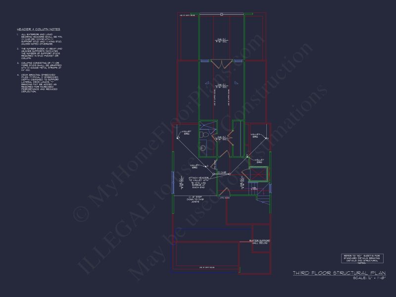 Modern Beach house Plan with CAD Designs and 3 Floor Layouts