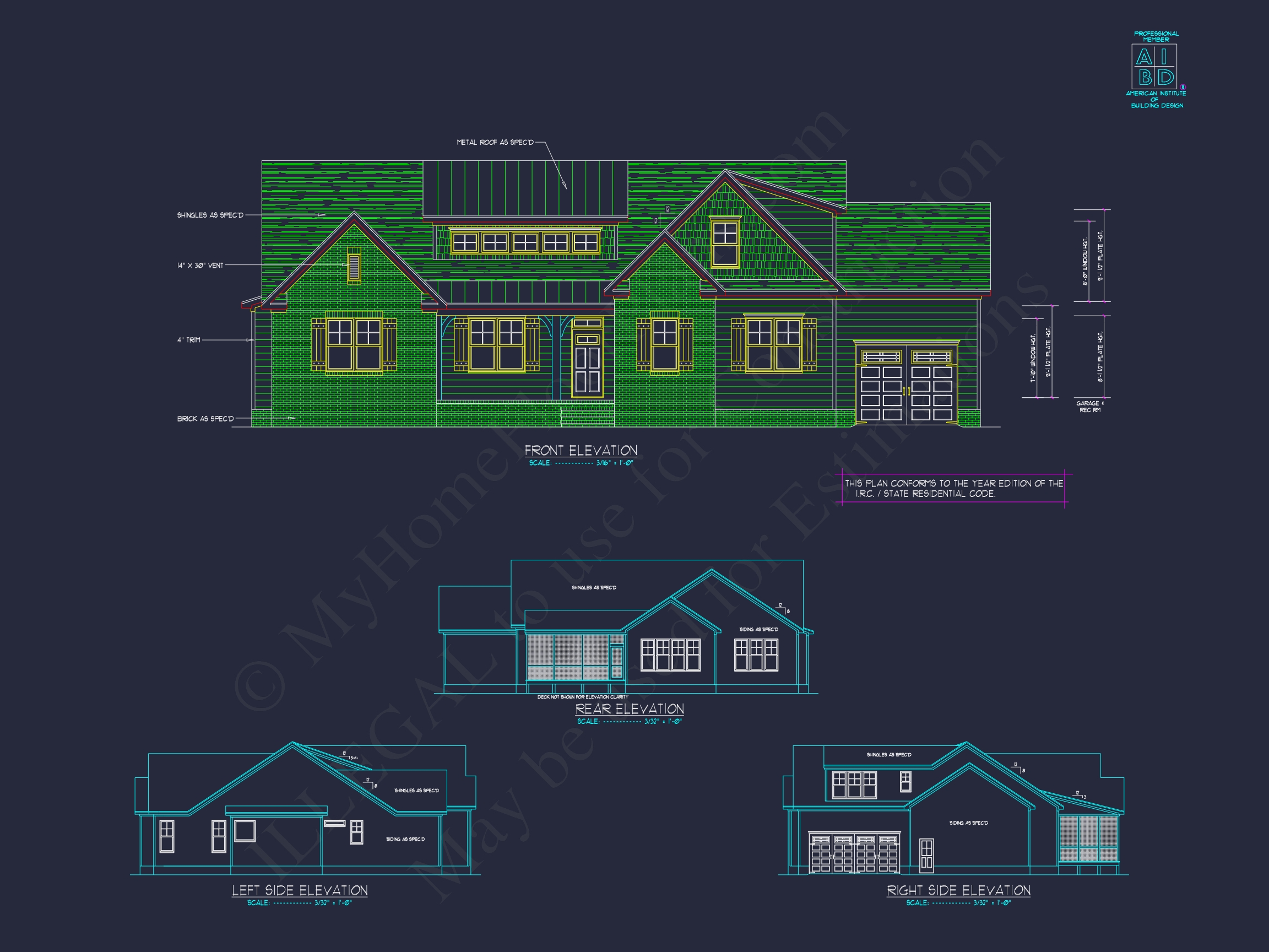 Modern Beach Home Plan with CAD-Ready Designs and Blueprints