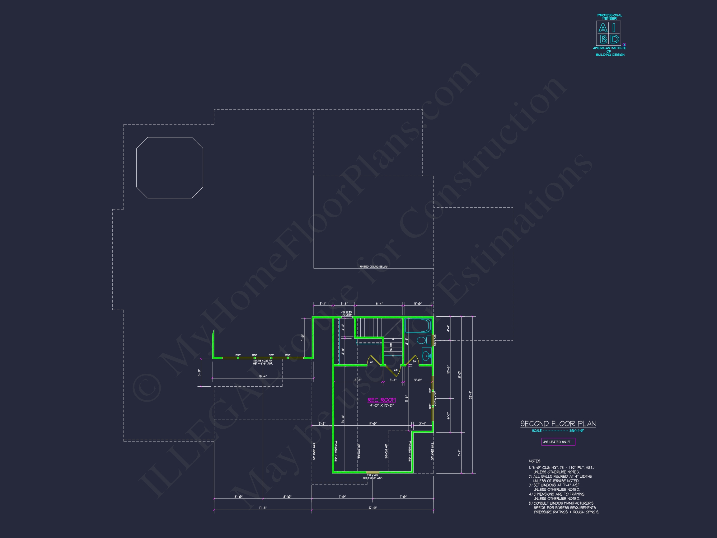 Modern Beach Home Plan with CAD-Ready Designs and Blueprints