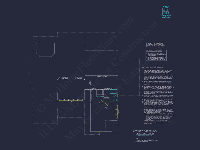 Modern Beach house Plan with CAD-Ready Designs and Blueprints