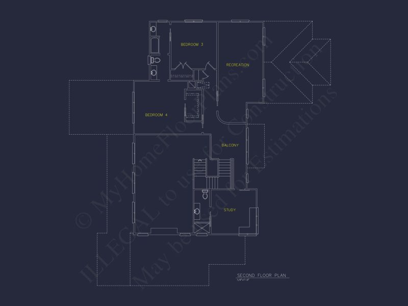 Modern Beach house Plan with Detailed CAD Architecture Designs