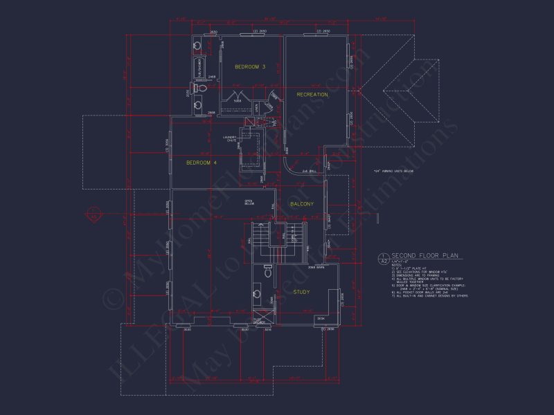 Modern Beach house Plan with Detailed CAD Architecture Designs
