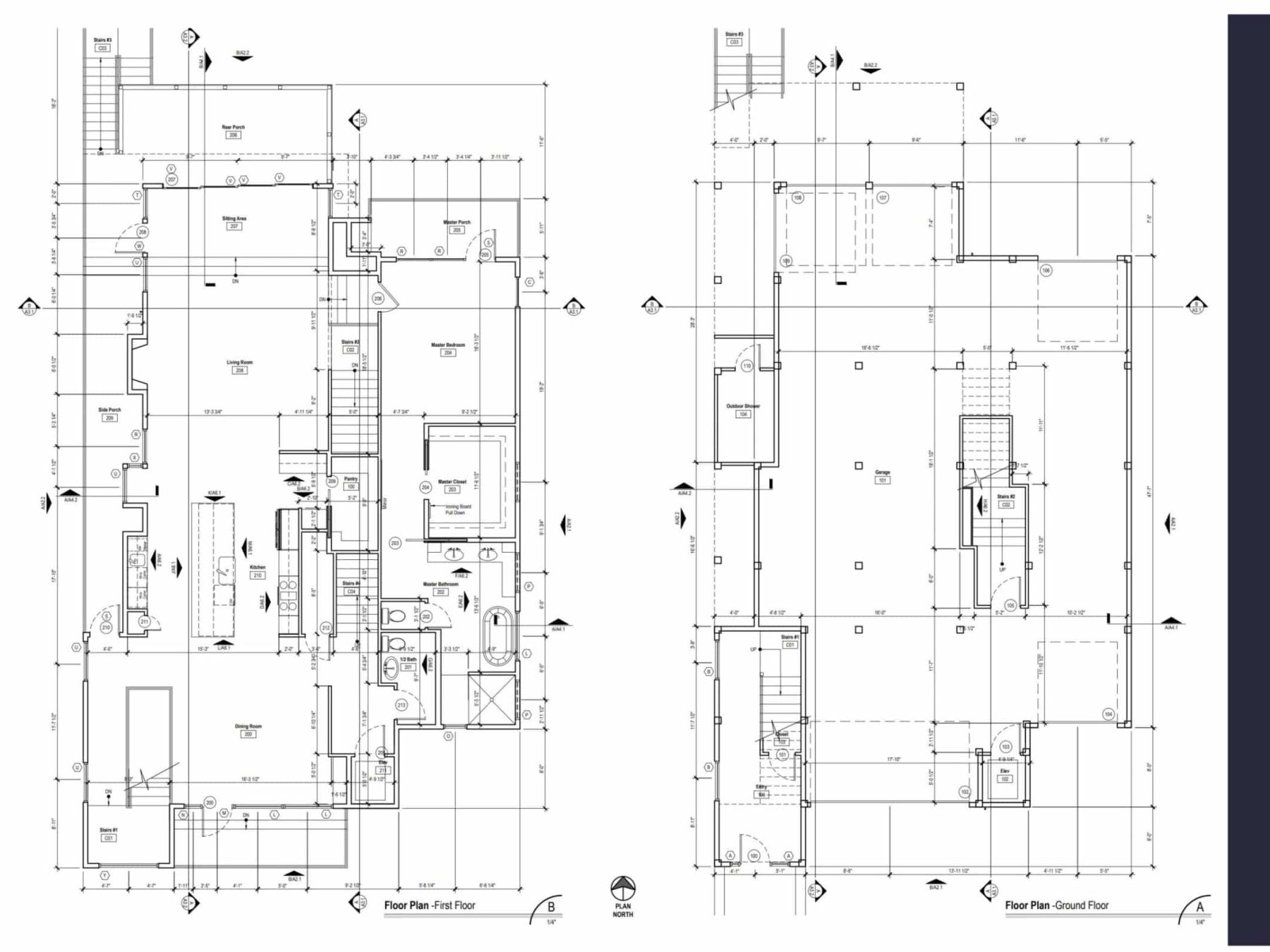 Modern Beach house Plan with Stunning CAD Designs