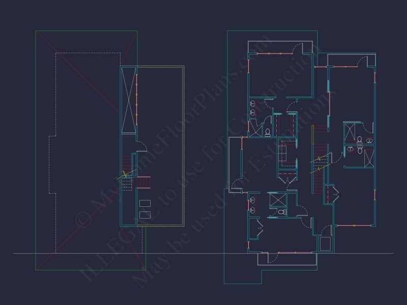Modern Beach house Plan with Stunning CAD Designs