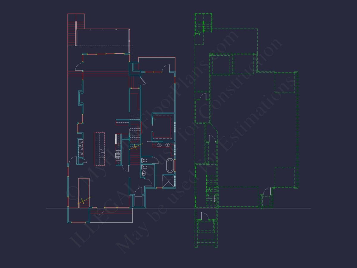 Modern Beach house Plan with Stunning CAD Designs