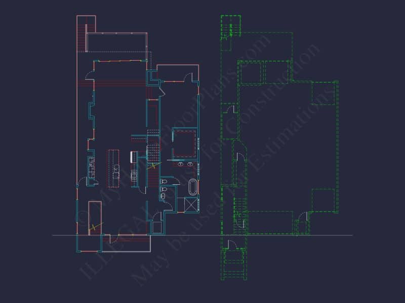 Modern Beach house Plan with Stunning CAD Designs