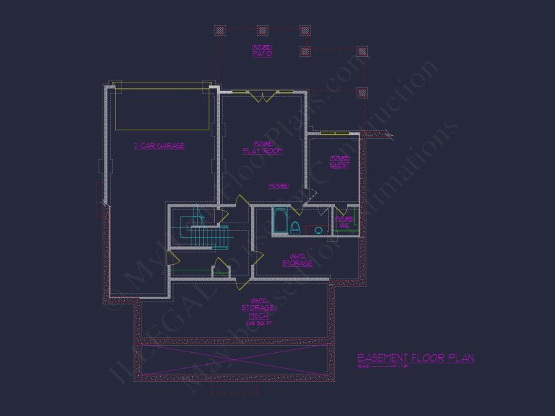 Modern CAD house Design with 4 Bedrooms & Floor Plan Details