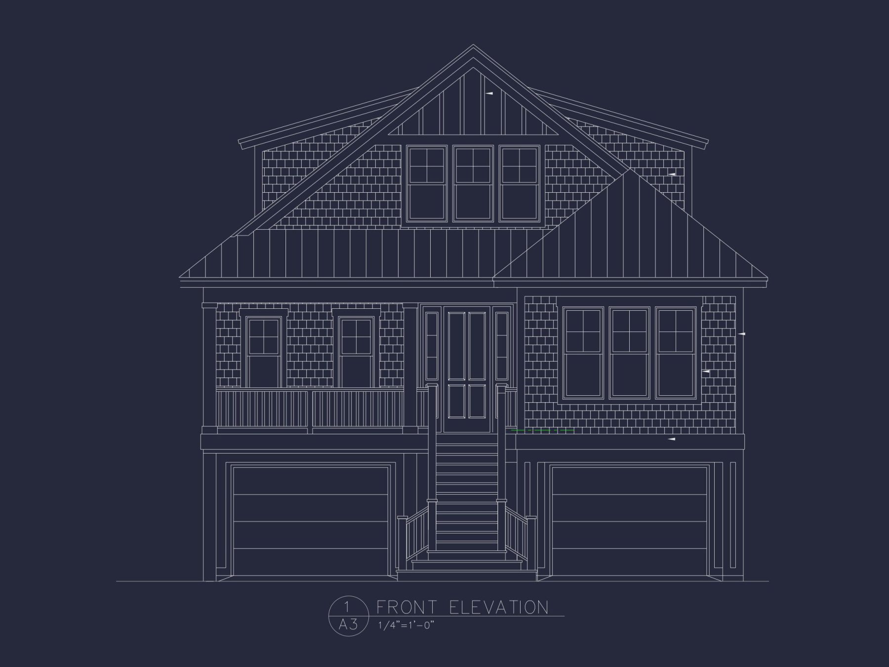 Modern Coastal house Floor Plan with Architectural Designs