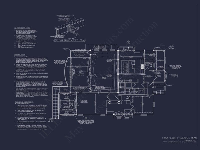 Modern Coastal house Plan: 3 Floors, 4 Beds, 5+ Baths
