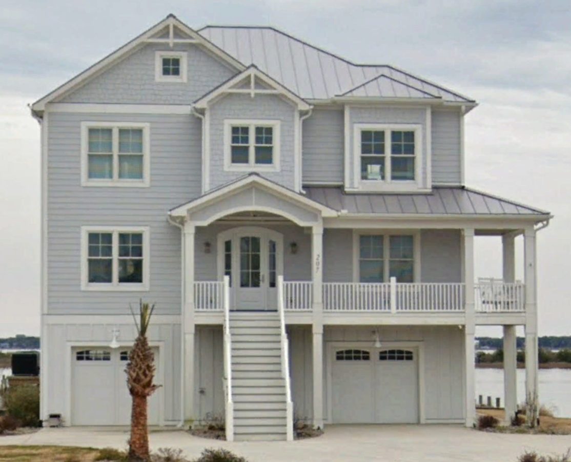 Modern Coastal house Plan with 3 Floors & CAD Designs