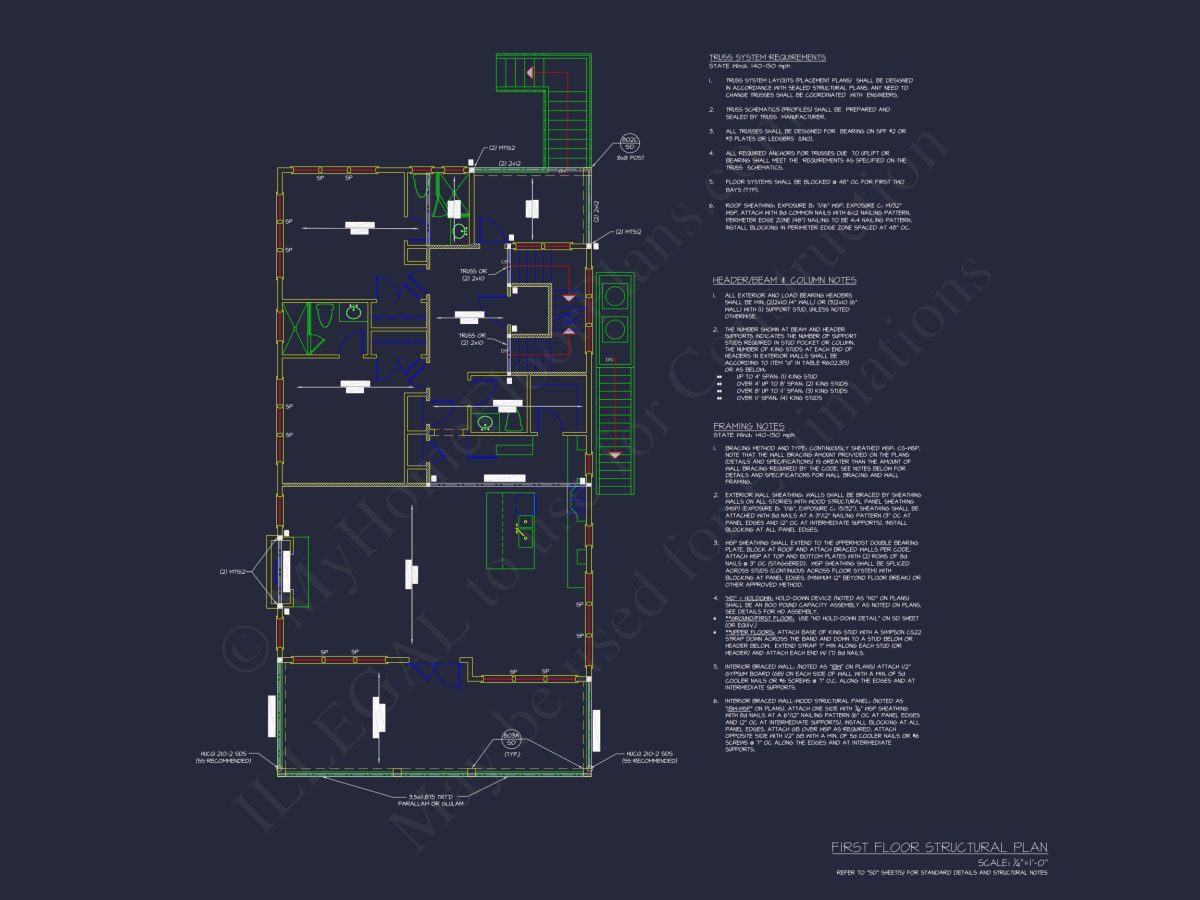 Modern Coastal house Plan with 3 Floors and CAD Designs