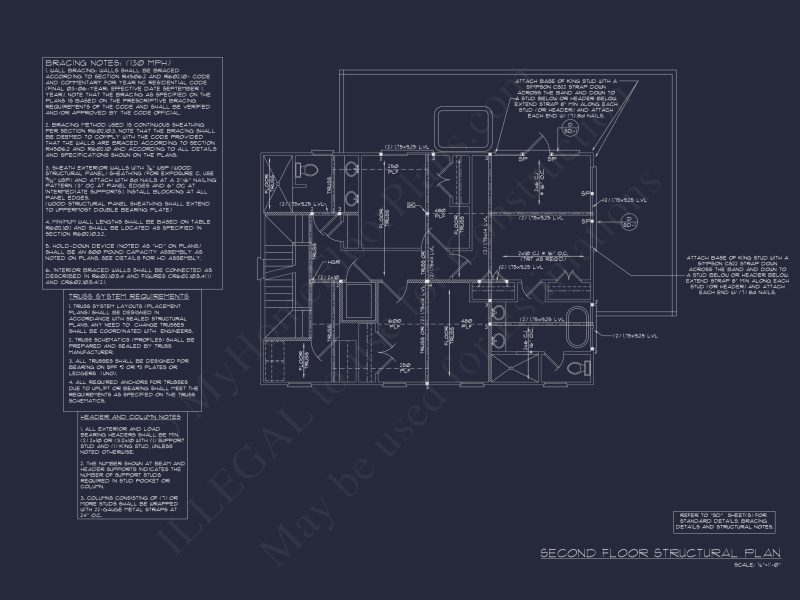 Modern Coastal house Plan with Architecturally Unique Blueprint Designs