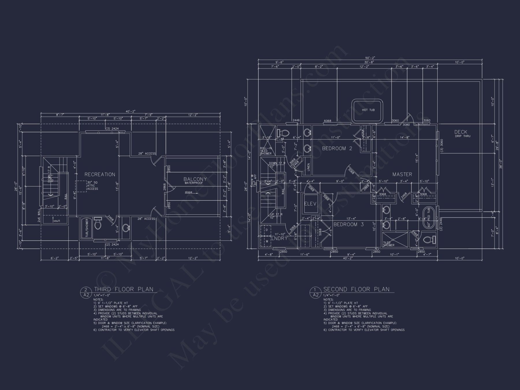Modern Coastal house Plan with Architecturally Unique Blueprint Designs