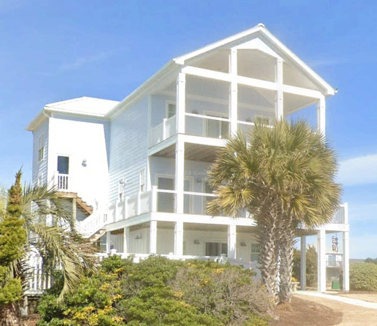 Modern Coastal Home Plan with CAD Designs and 3 Floors