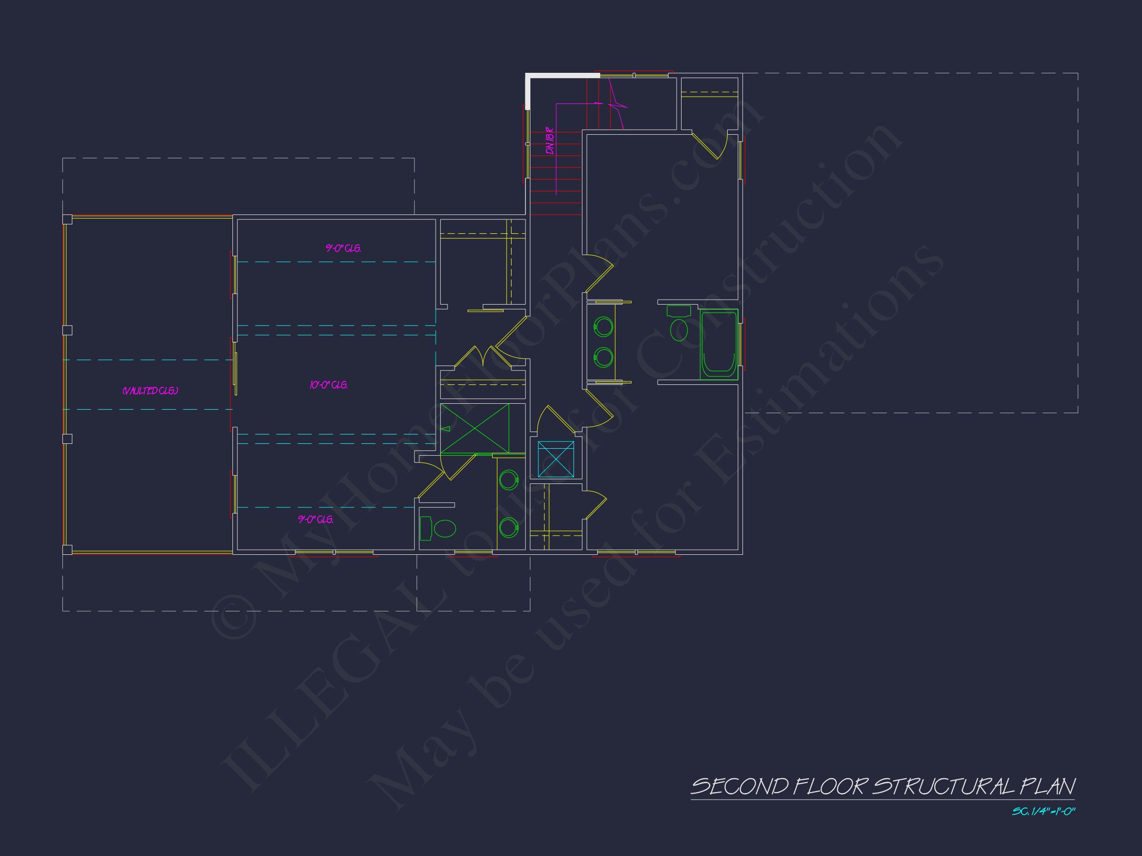 Modern Coastal Home Plan with CAD Designs and 3 Floors