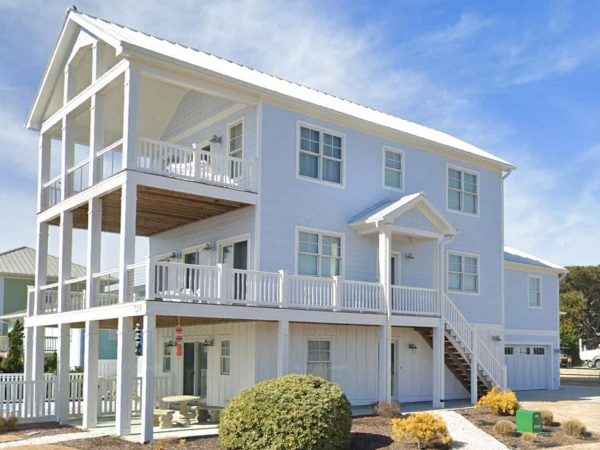 Modern Coastal house Plan with CAD Designs and 3 Floors
