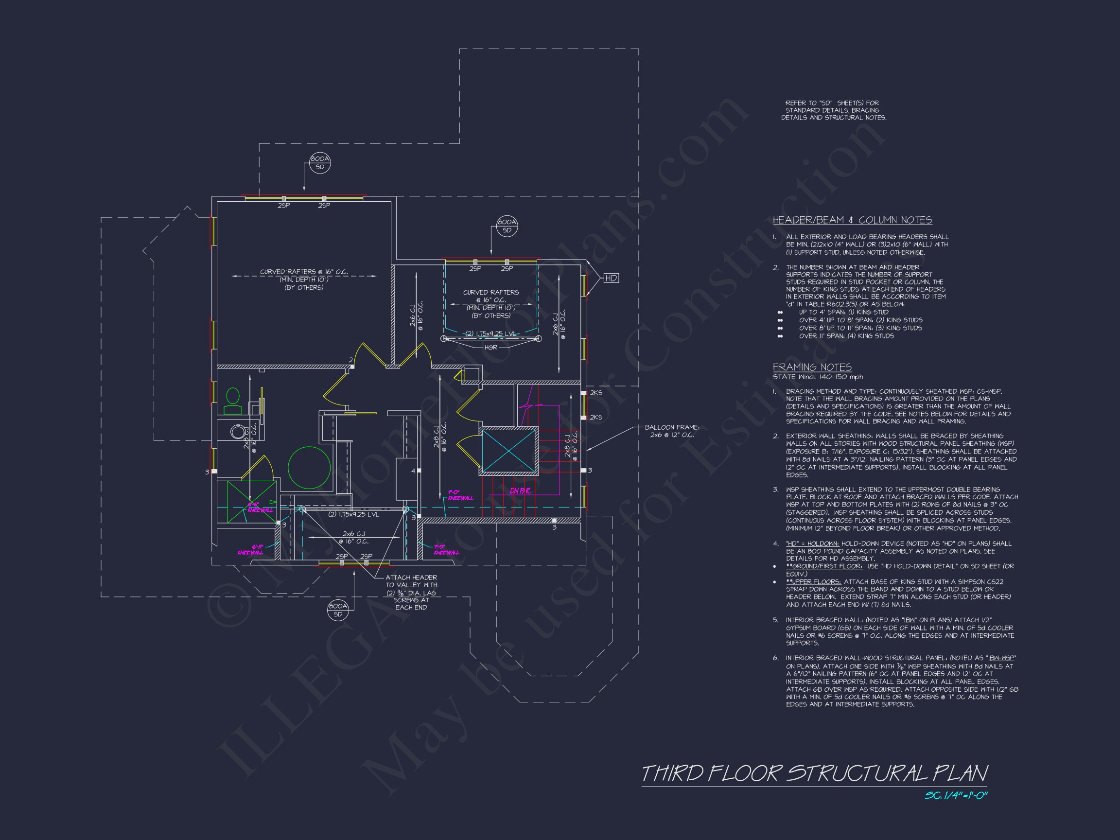 Modern Coastal house Plan with CAD and Architectural Designs