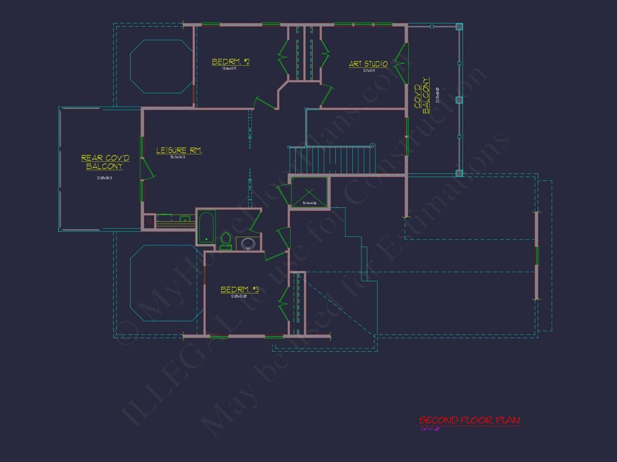 Modern Coastal house Plan with Detailed Architectural Designs