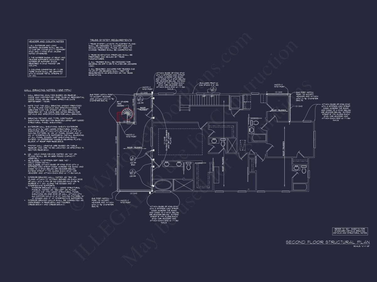 Modern Coastal house Plan with Spacious Design and Blueprint