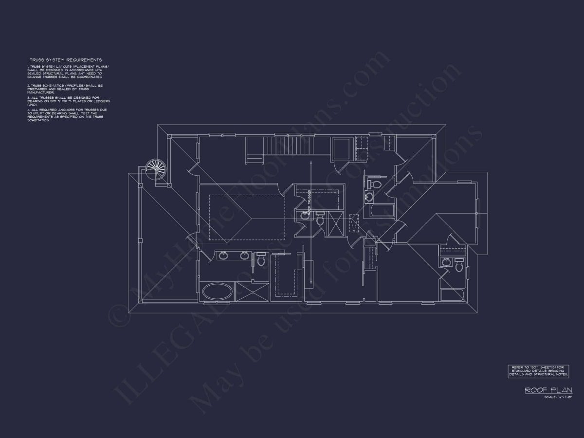 Modern Coastal house Plan with Spacious Design and Blueprint