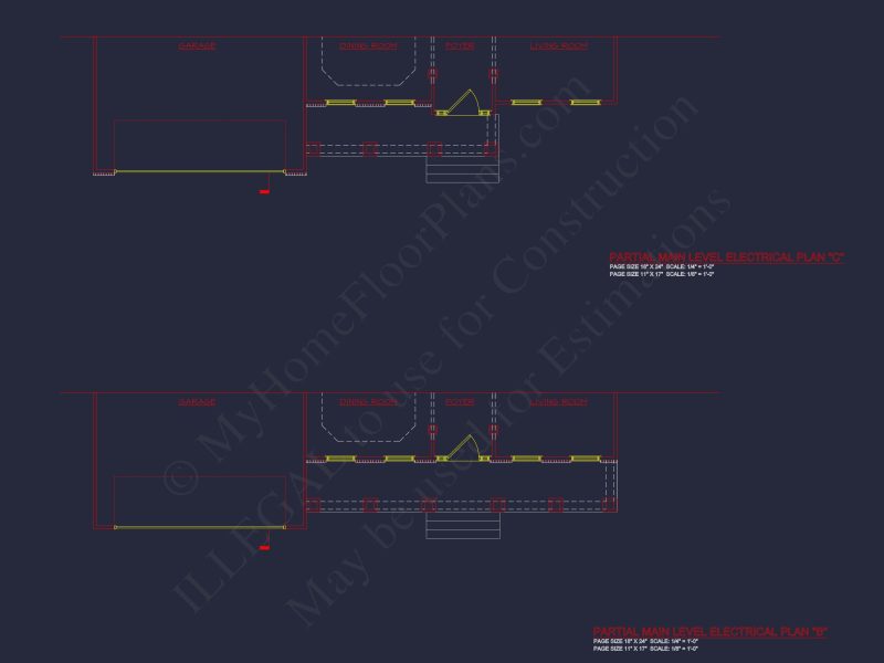 Modern Colonial house Plan with CAD Designs & Blueprints