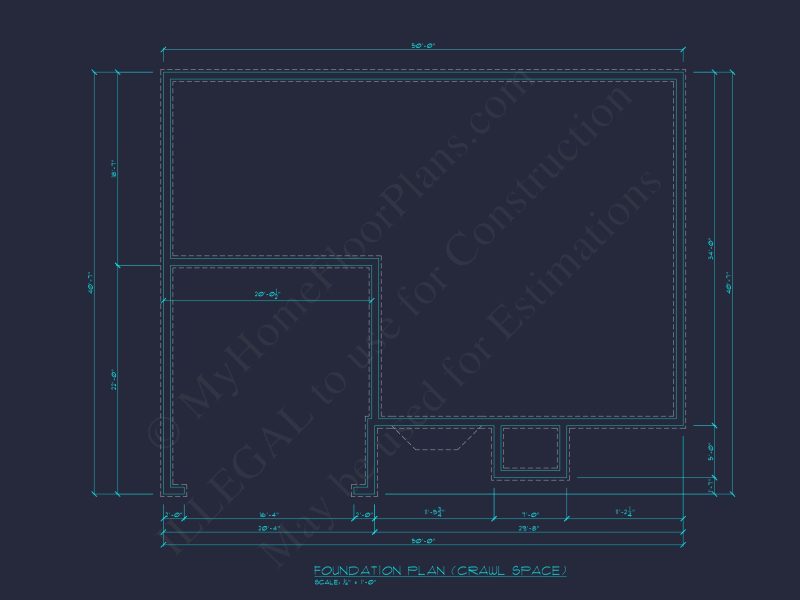 Modern Colonial house Plan with CAD Designs & Blueprints