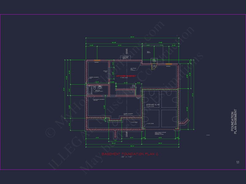 Modern Colonial house Plan with CAD Designs and Blueprints