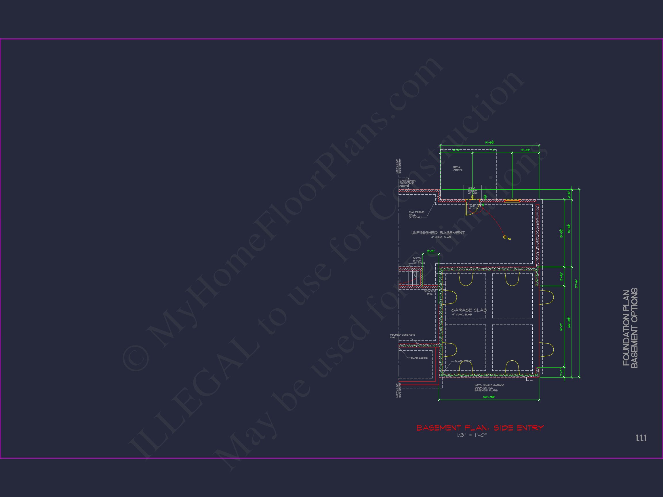 Modern Colonial house Plan with CAD Designs and Blueprints