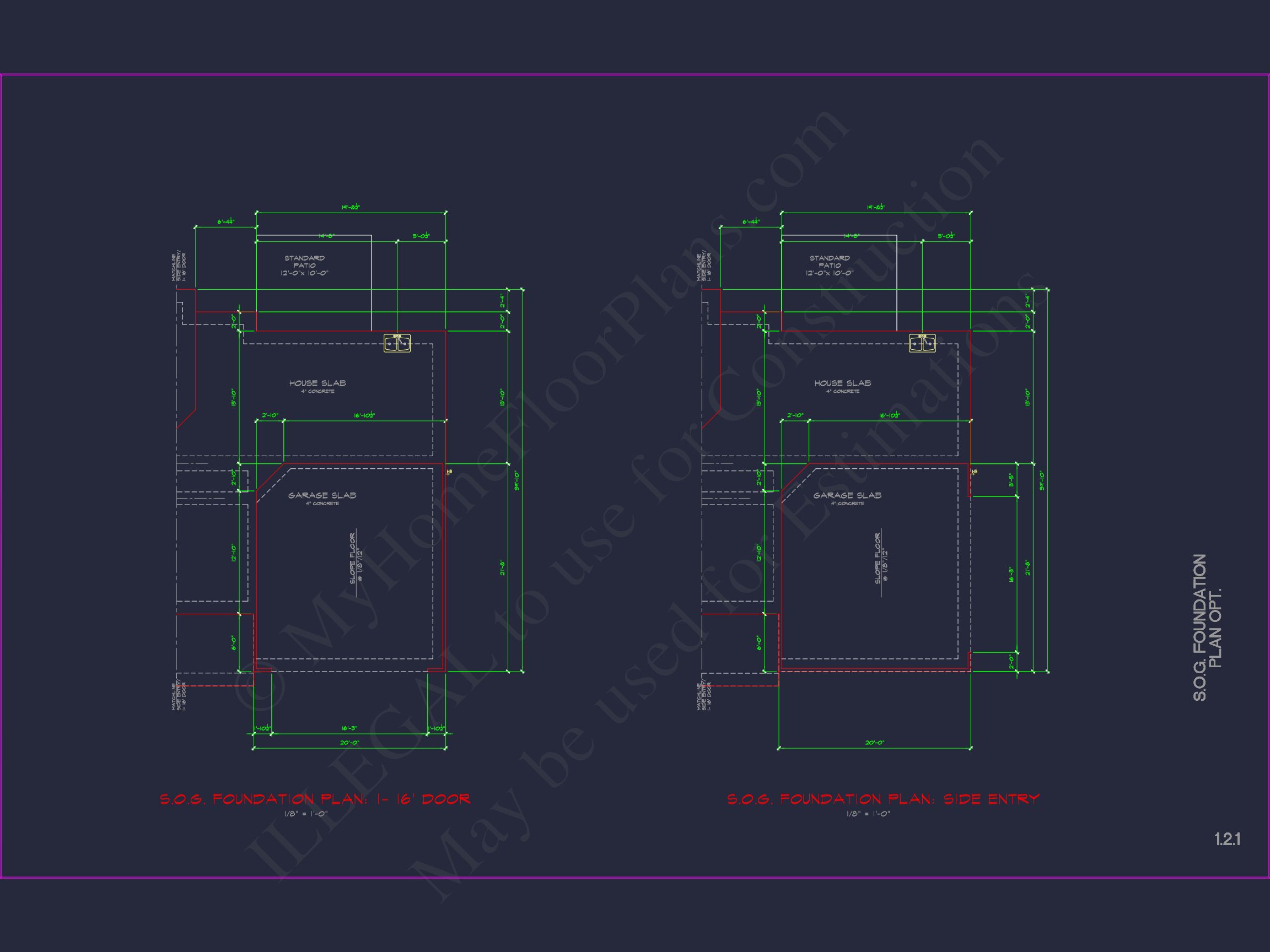 Modern Colonial house Plan with CAD Designs and Blueprints
