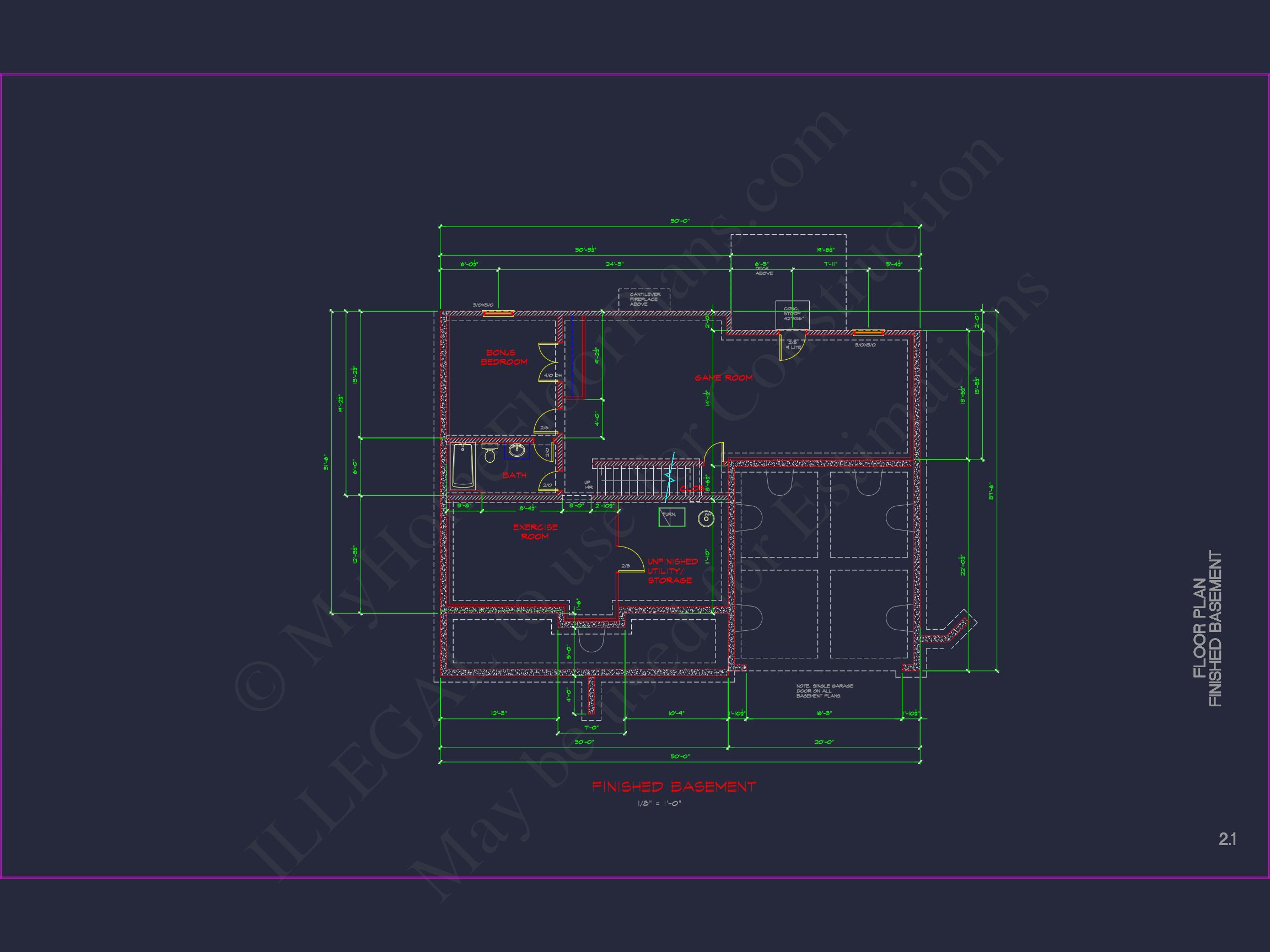 Modern Colonial house Plan with CAD Designs and Blueprints