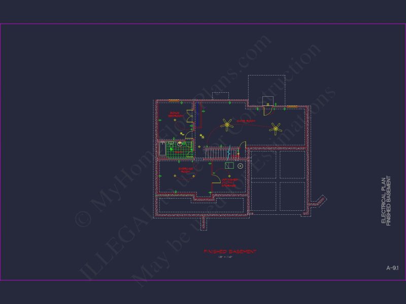 Modern Colonial house Plan with CAD Designs and Blueprints