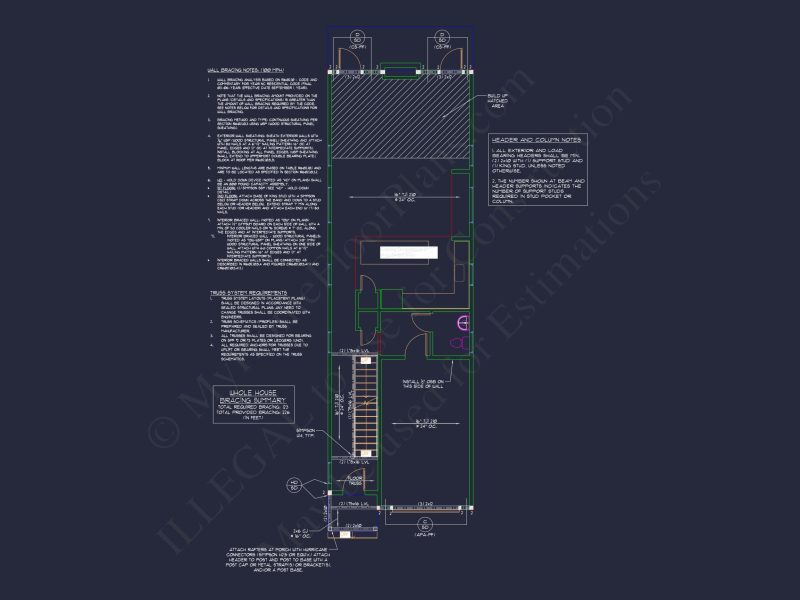 Modern Cottage house Plan with Detailed CAD Floor Designs