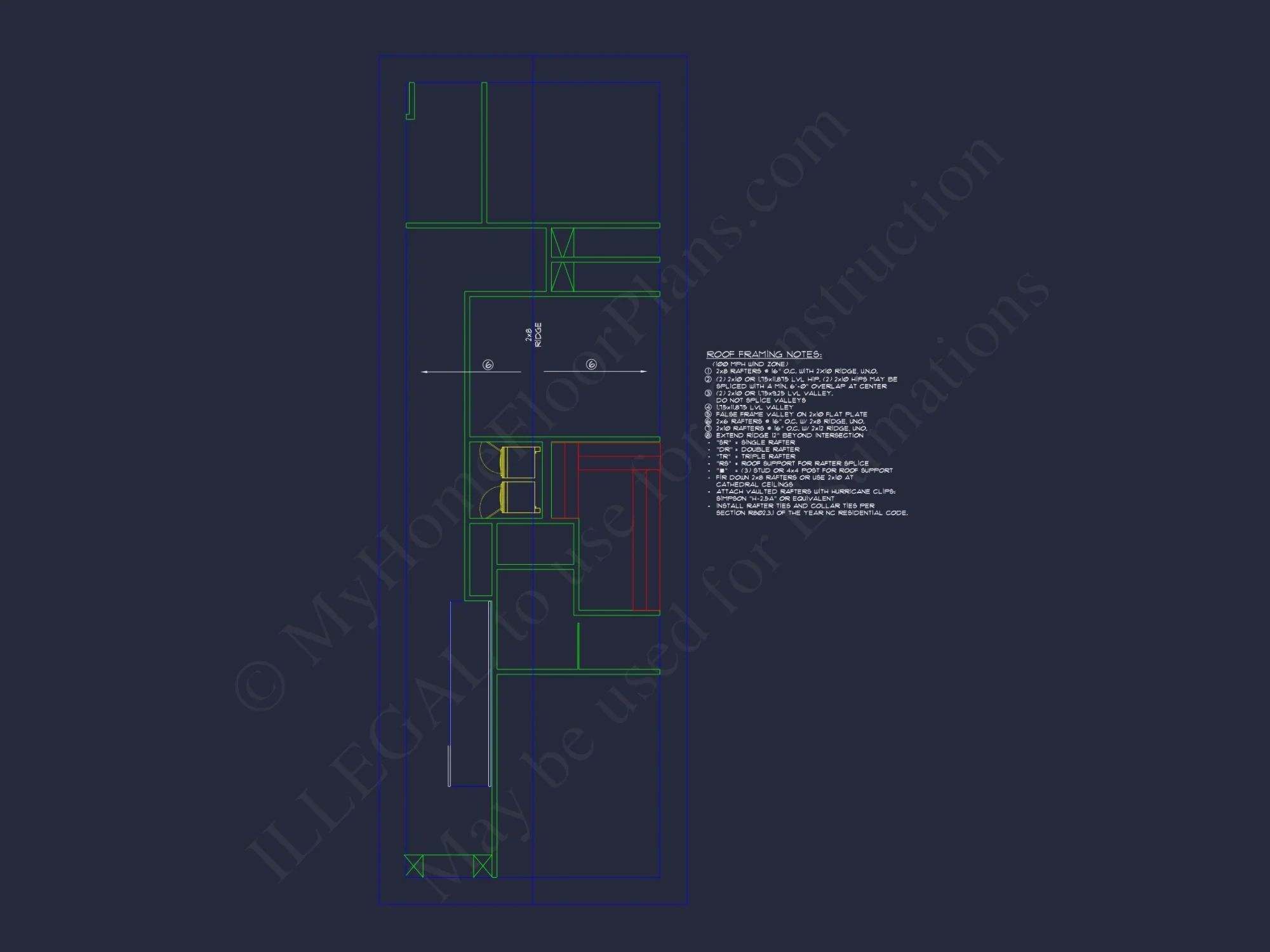 Modern Cottage house Plan with Detailed CAD Floor Designs