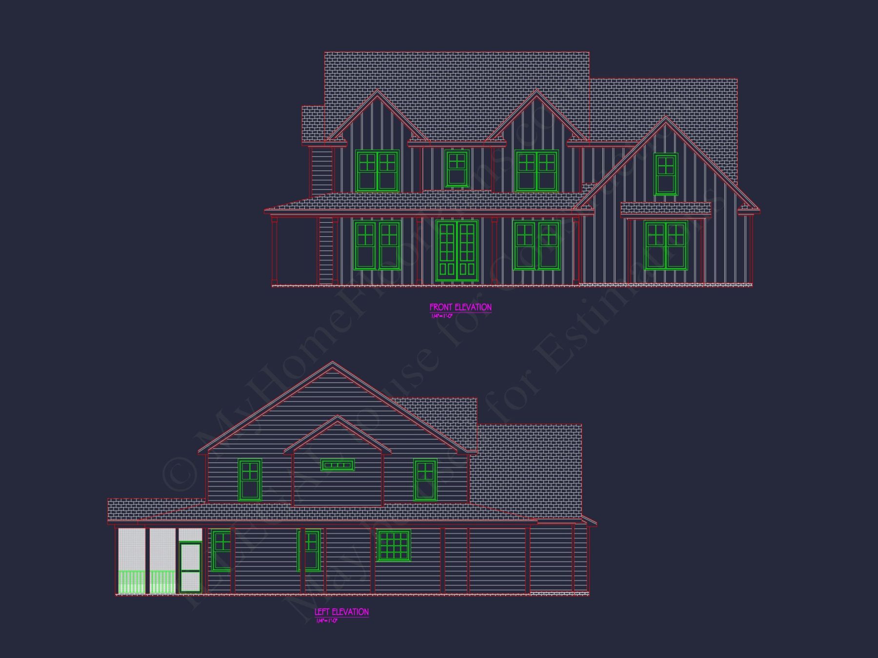 Modern Country house Plan with Spacious Floor Designs