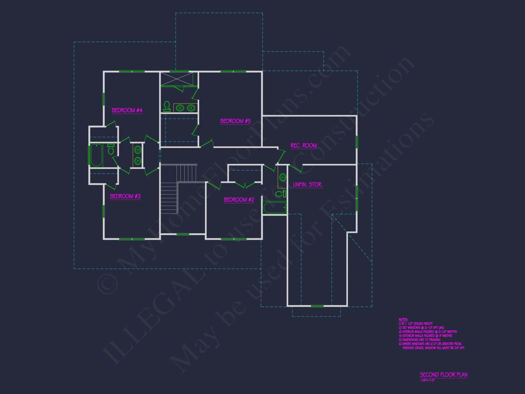 Modern Country house Plan with Spacious Floor Designs