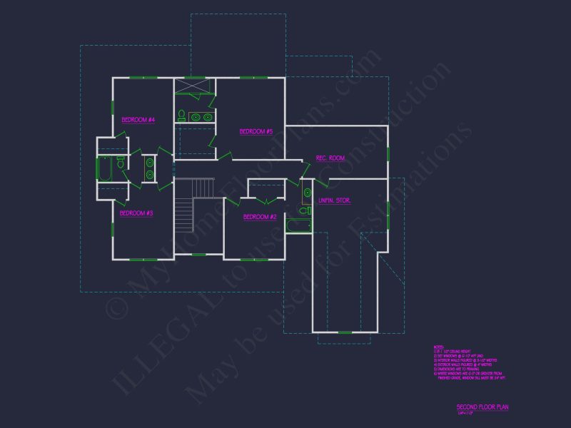 Modern Country house Plan with Spacious Floor Designs