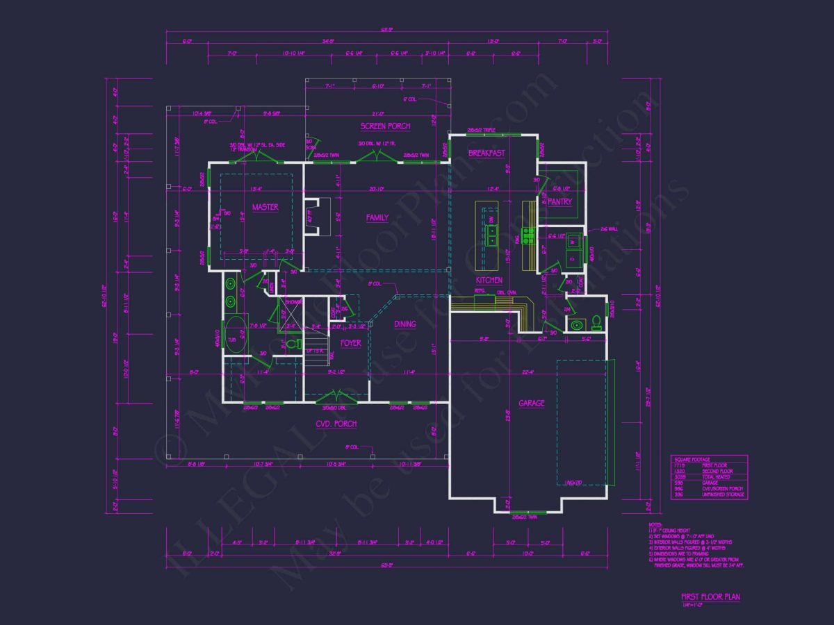 Modern Country house Plan with Spacious Floor Designs