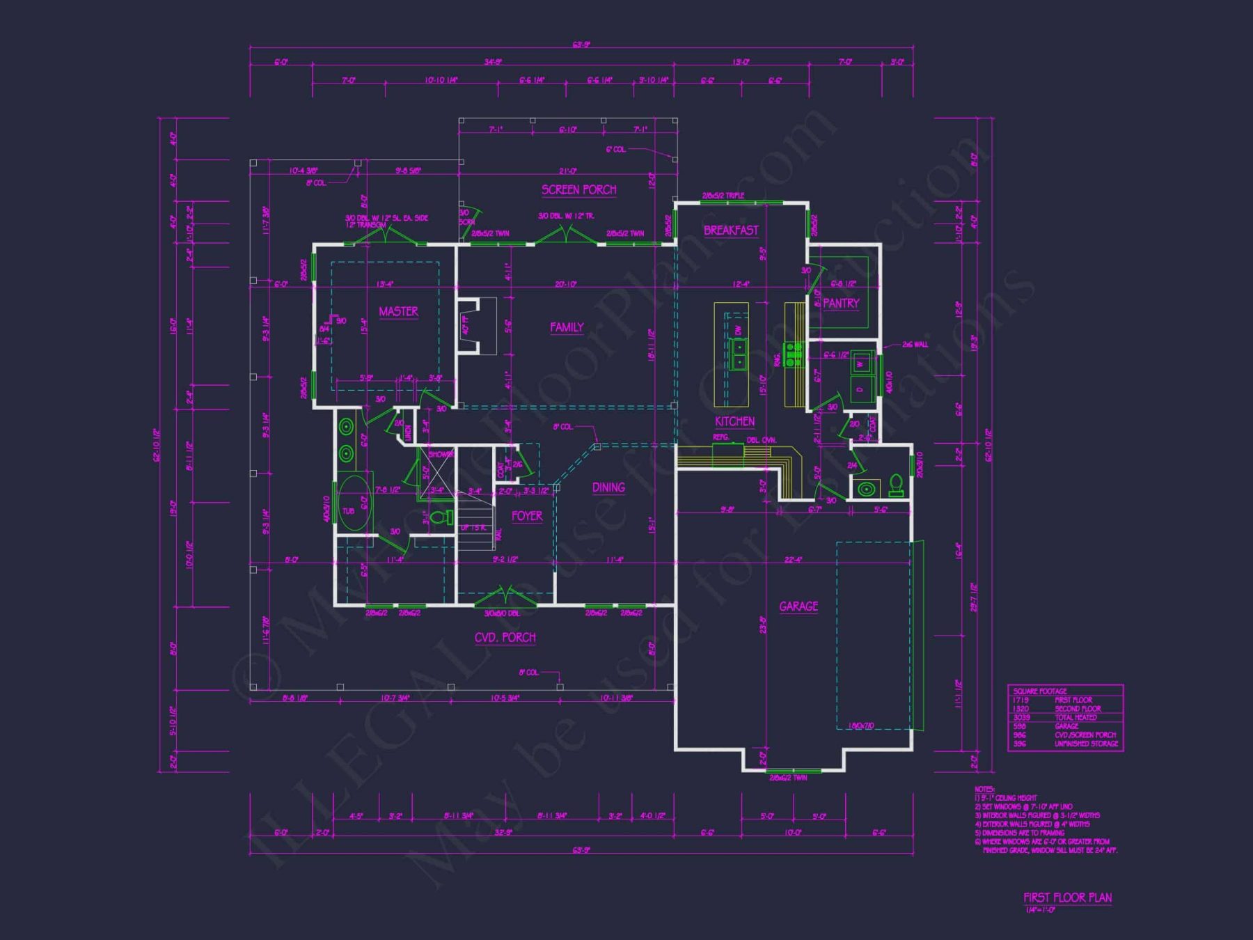 Modern Country house Plan with Spacious Floor Designs